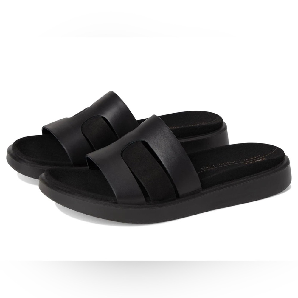 ECCO Flowt Black Womens Sandal Slide